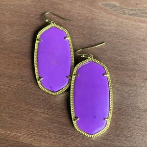 Kendra Scott Purple Danielle Earrings